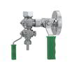 Level gauge lower valve fig. 7173ON steel/graphite with drain PN40 DN20